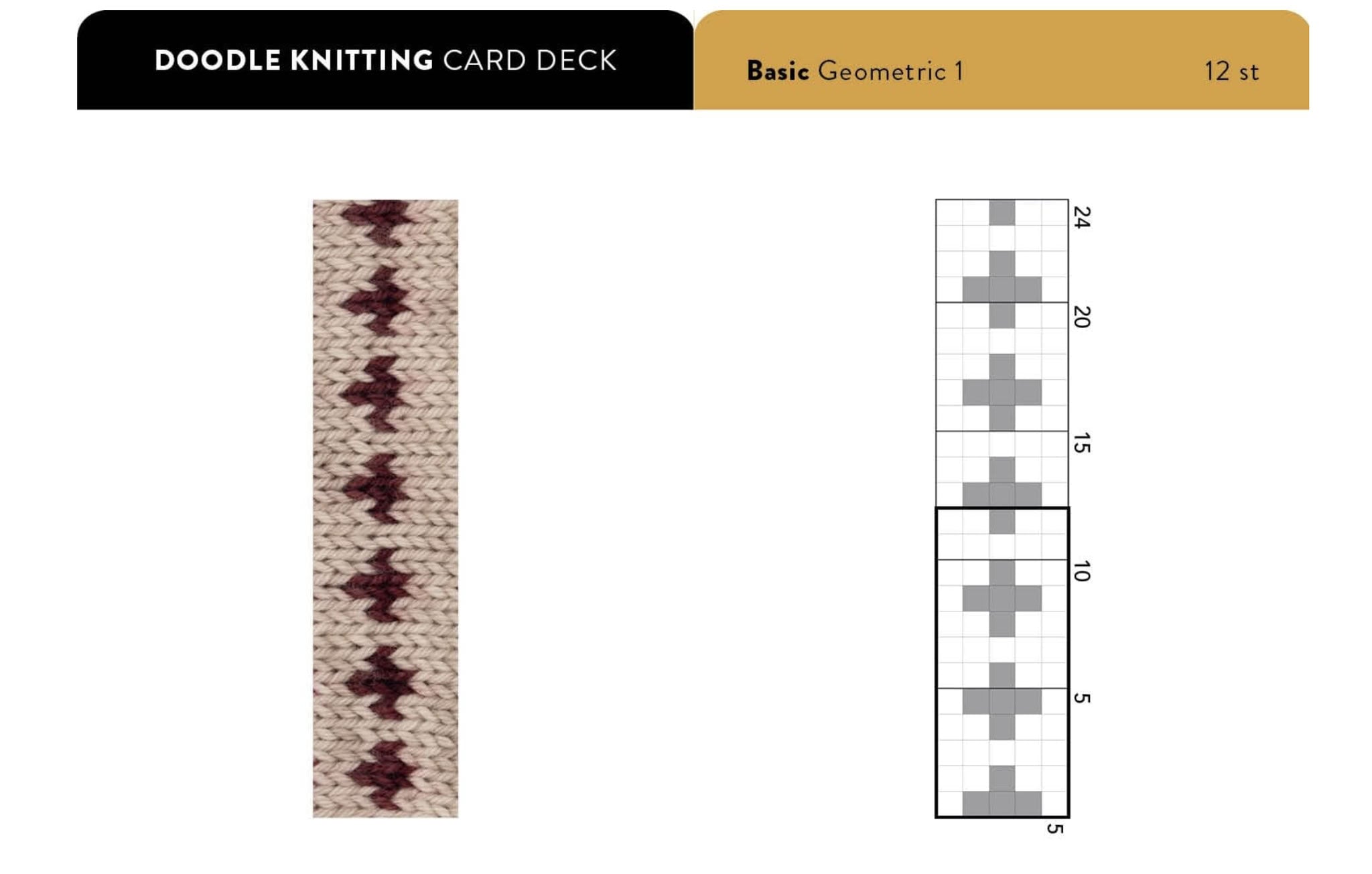 Doodle Knitting Card Deck: 200 mix & match motifs – pattern book – view 2