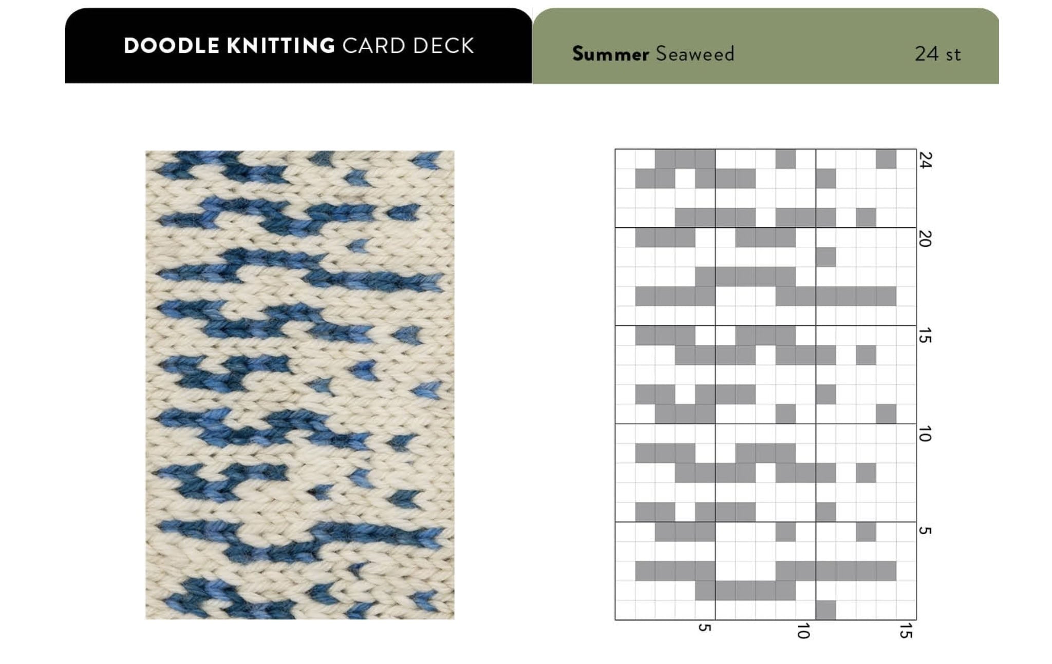 Doodle Knitting Card Deck: 200 mix & match motifs – pattern book – view 7