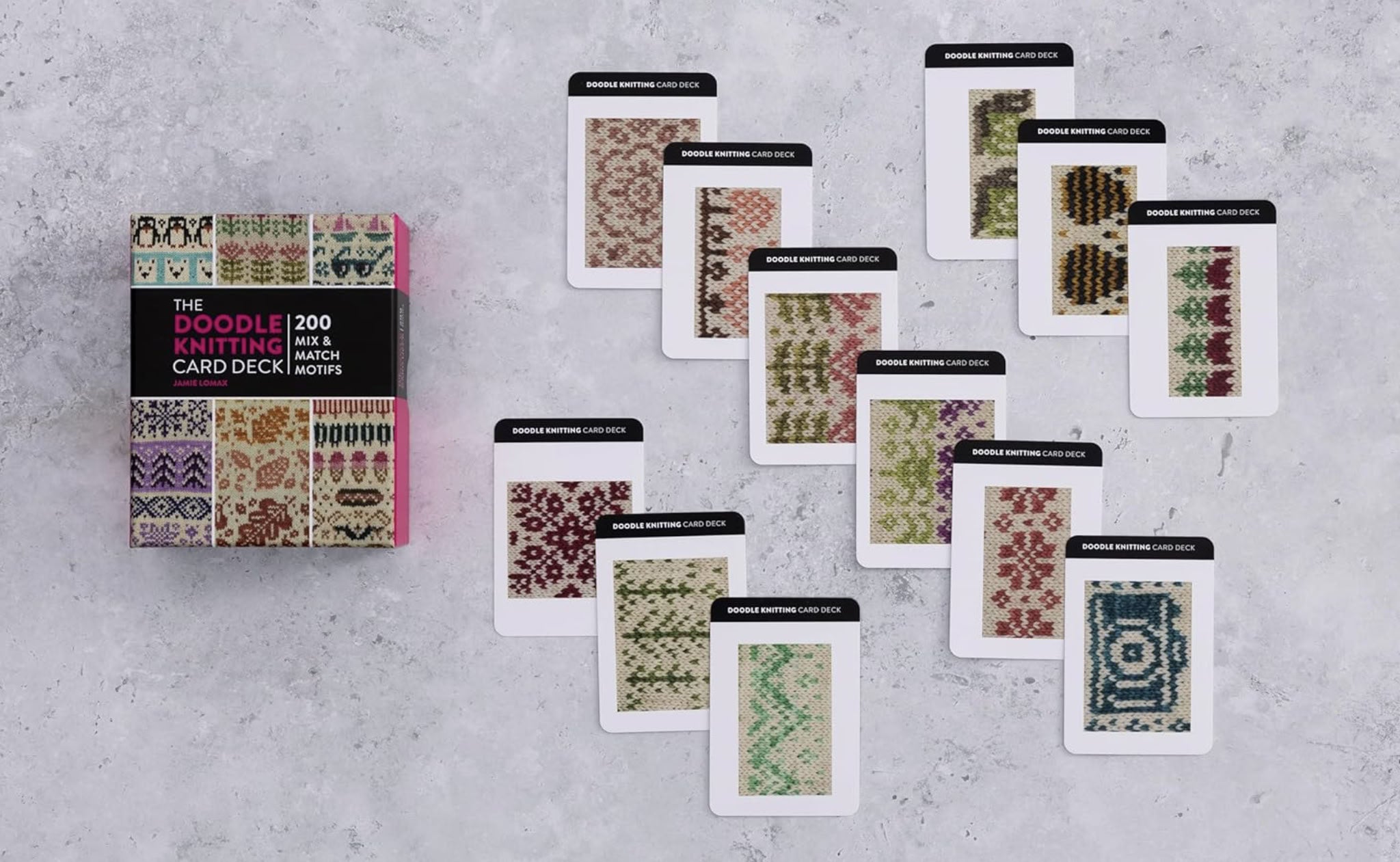 Doodle Knitting Card Deck: 200 mix & match motifs – pattern book – view 8