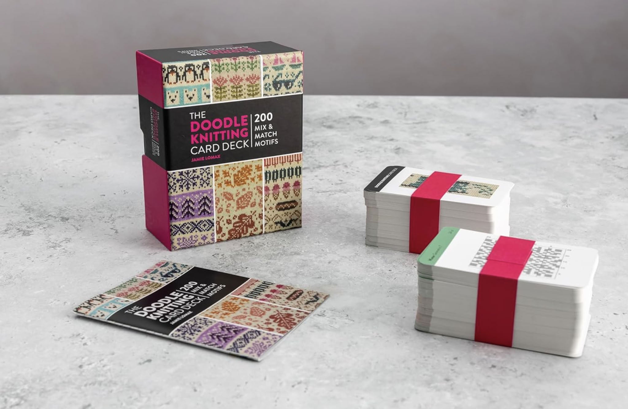 Doodle Knitting Card Deck: 200 mix & match motifs – pattern book – view 9