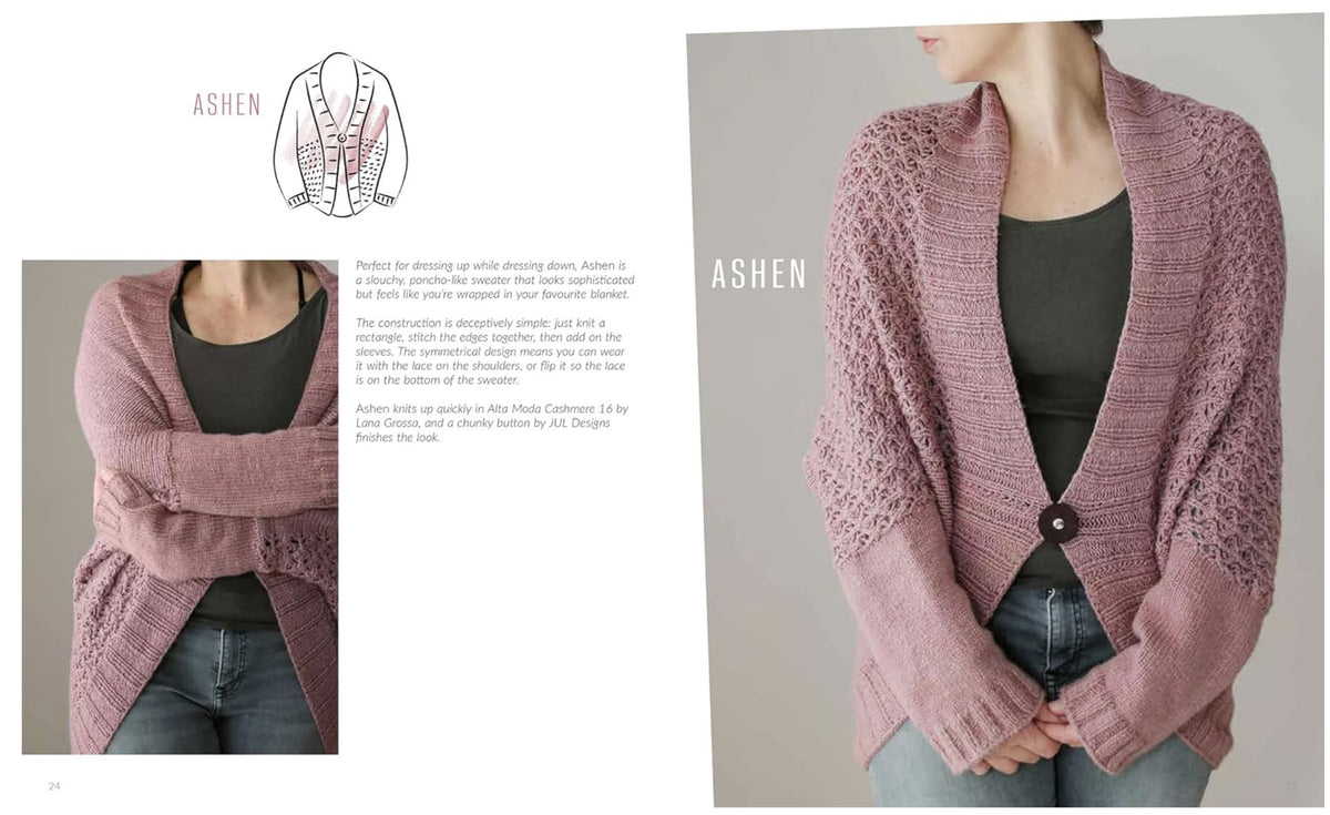 Easy Sweaters to Knit – knitting pattern book – view 9