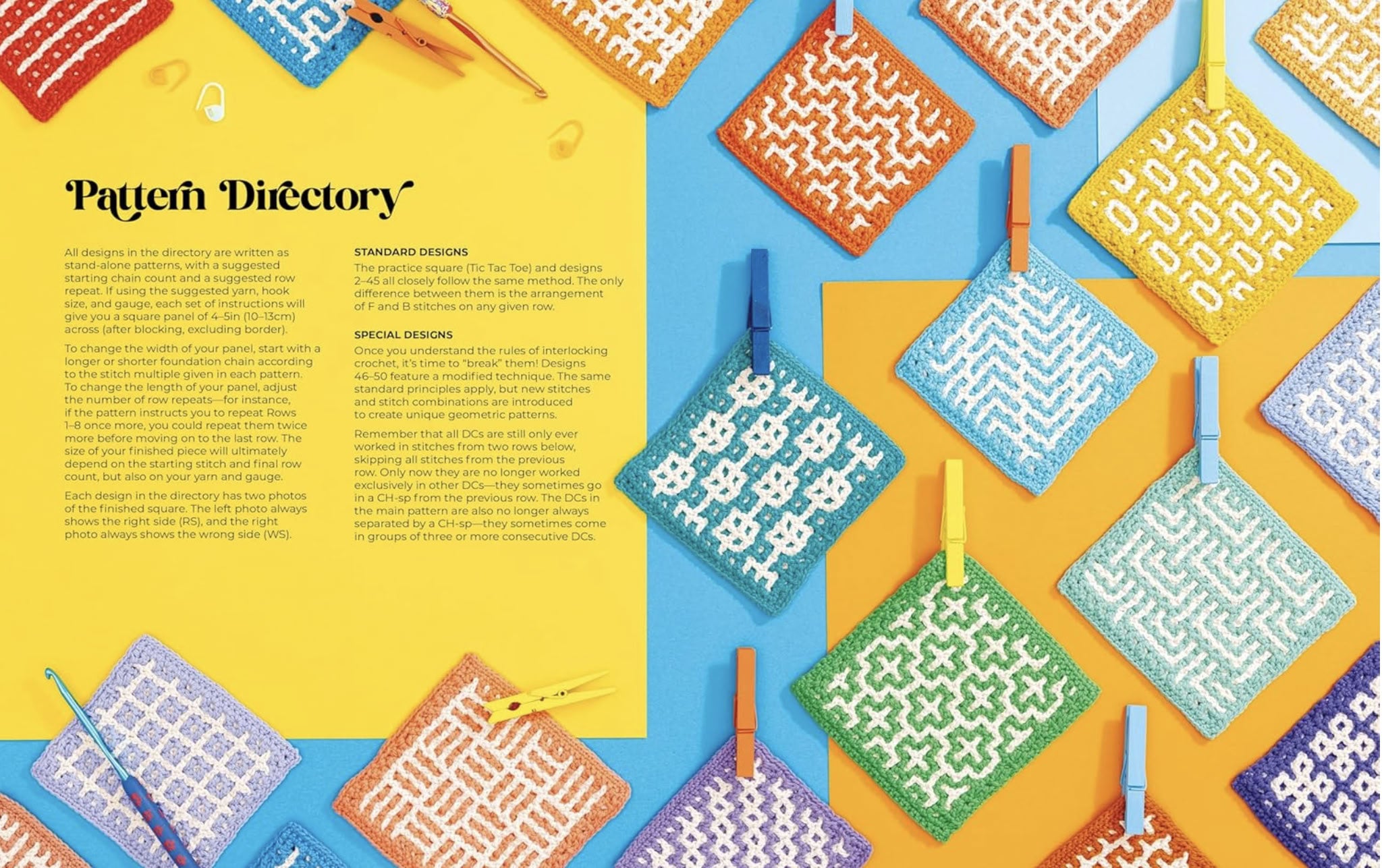 Interlocking Crochet – pattern book – view 4