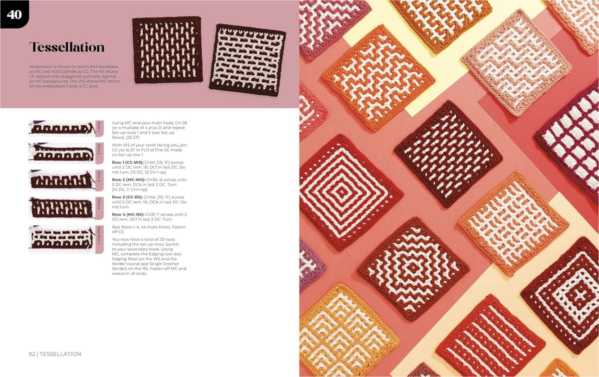 Interlocking Crochet – pattern book – view 7