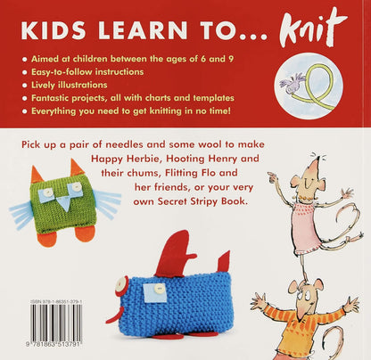 Kids Learn to Knit – knitting pattern book – view 2