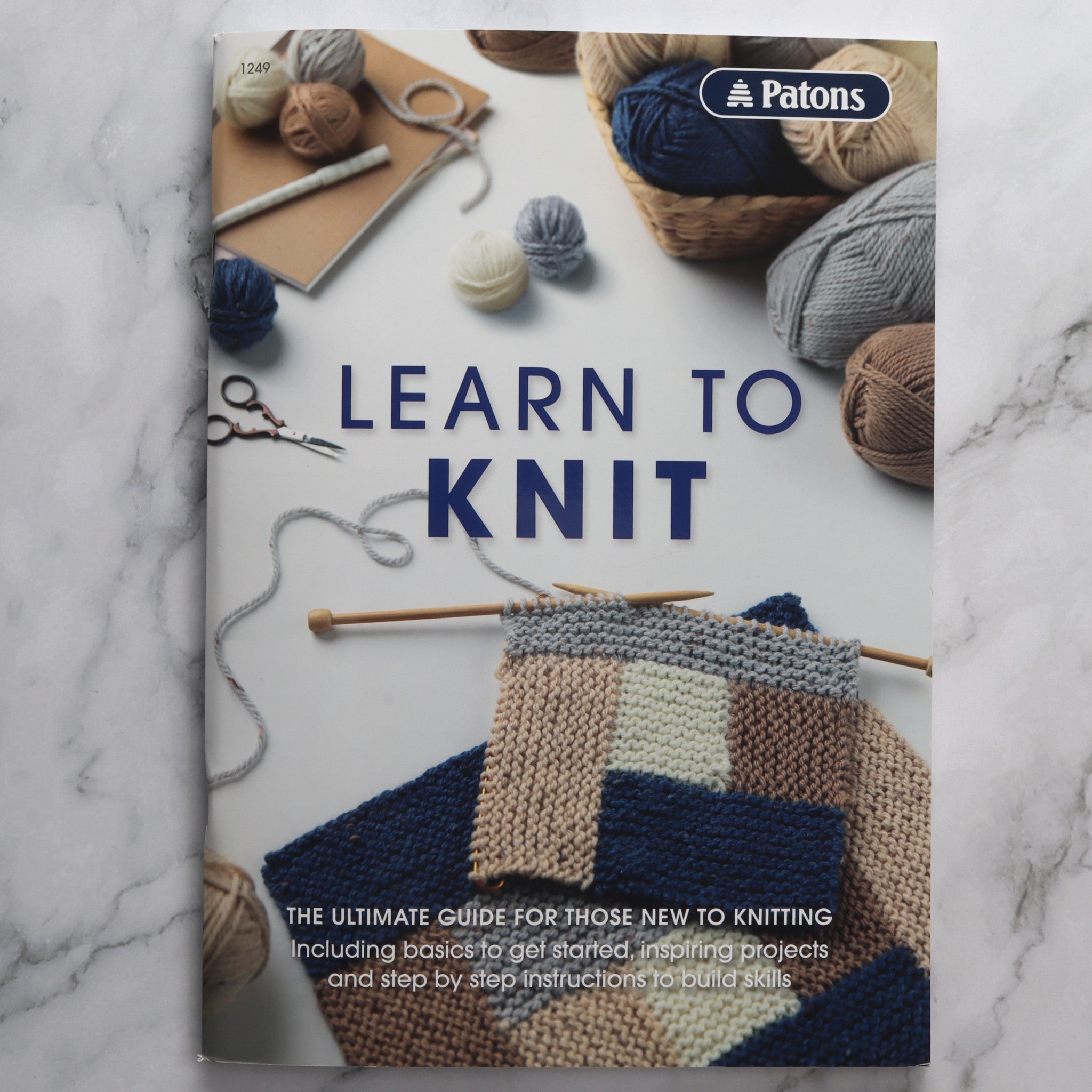 Learn to Knit – knitting pattern book