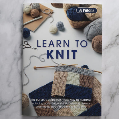 Learn to Knit – knitting pattern book