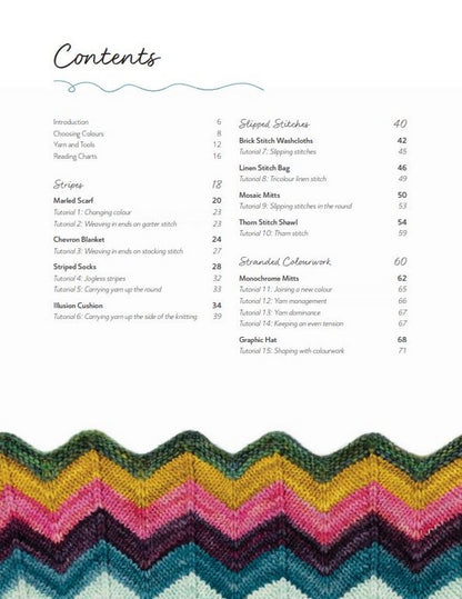 Beginners Guide to Colourwork Knitting – pattern book – view 2