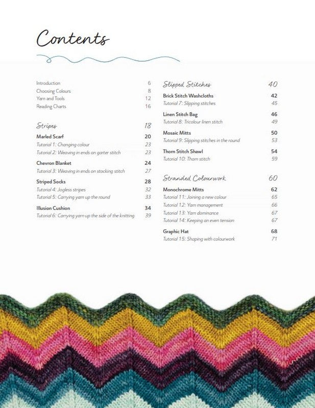 Beginners Guide to Colourwork Knitting – pattern book – view 2
