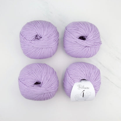 Bellissimo 4 in colourway Lila – 4ply weight merino yarn