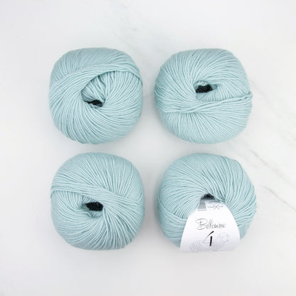 Bellissimo 4 in colourway Mist – 4ply weight merino yarn