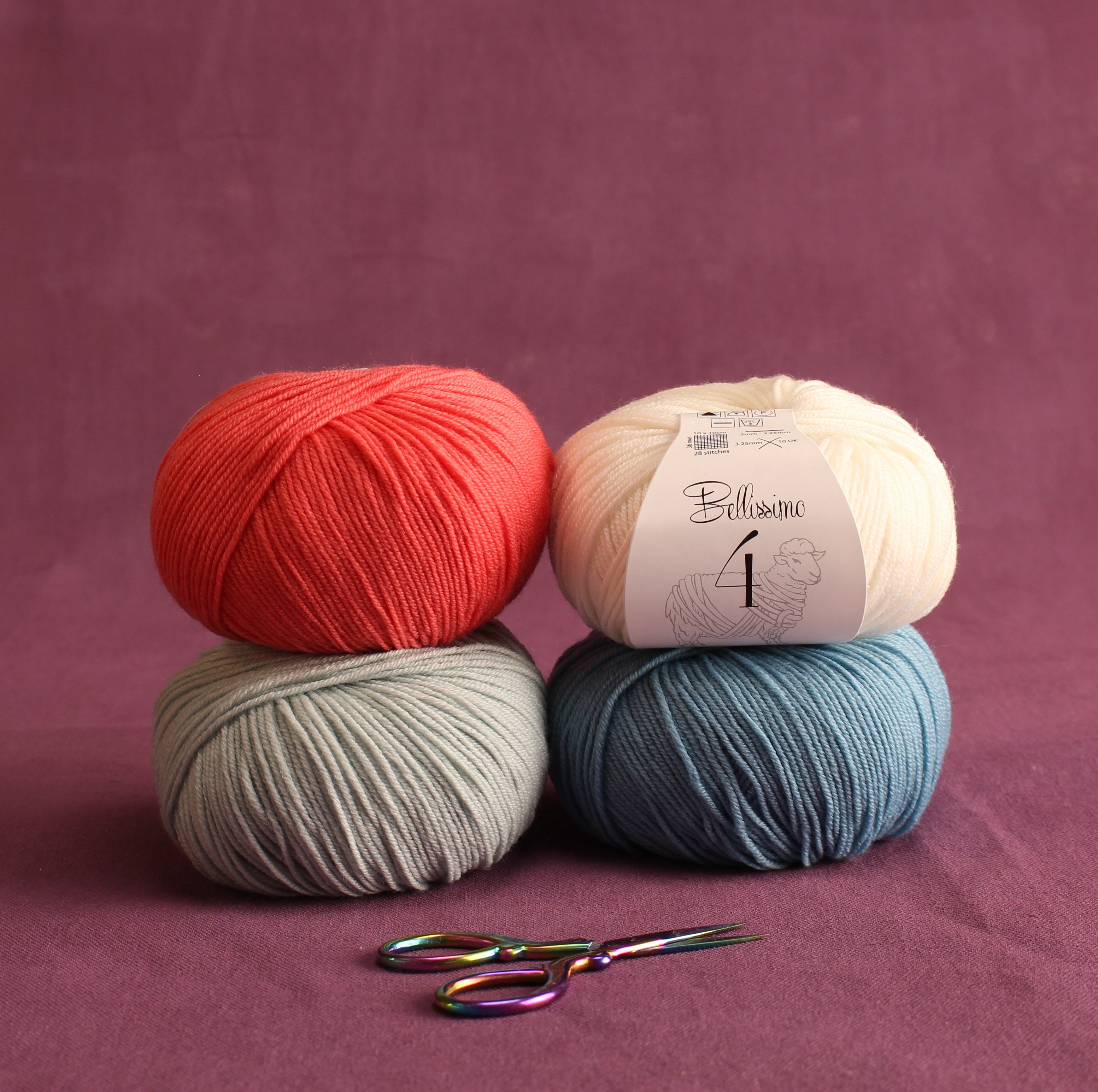 Bellissimo 4 – 4ply weight merino yarn