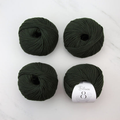 Bellissimo 8 in colourway Khaki – 8ply weight merino yarn
