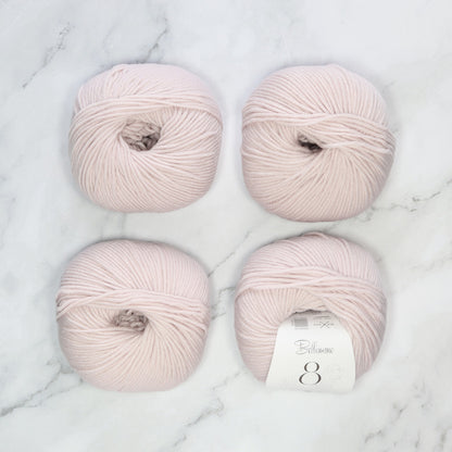 Bellissimo 8 in colourway Stone – 8ply weight merino yarn