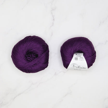 Bellissimo Airlie in colourway Violet – 4ply weight cotton yarn
