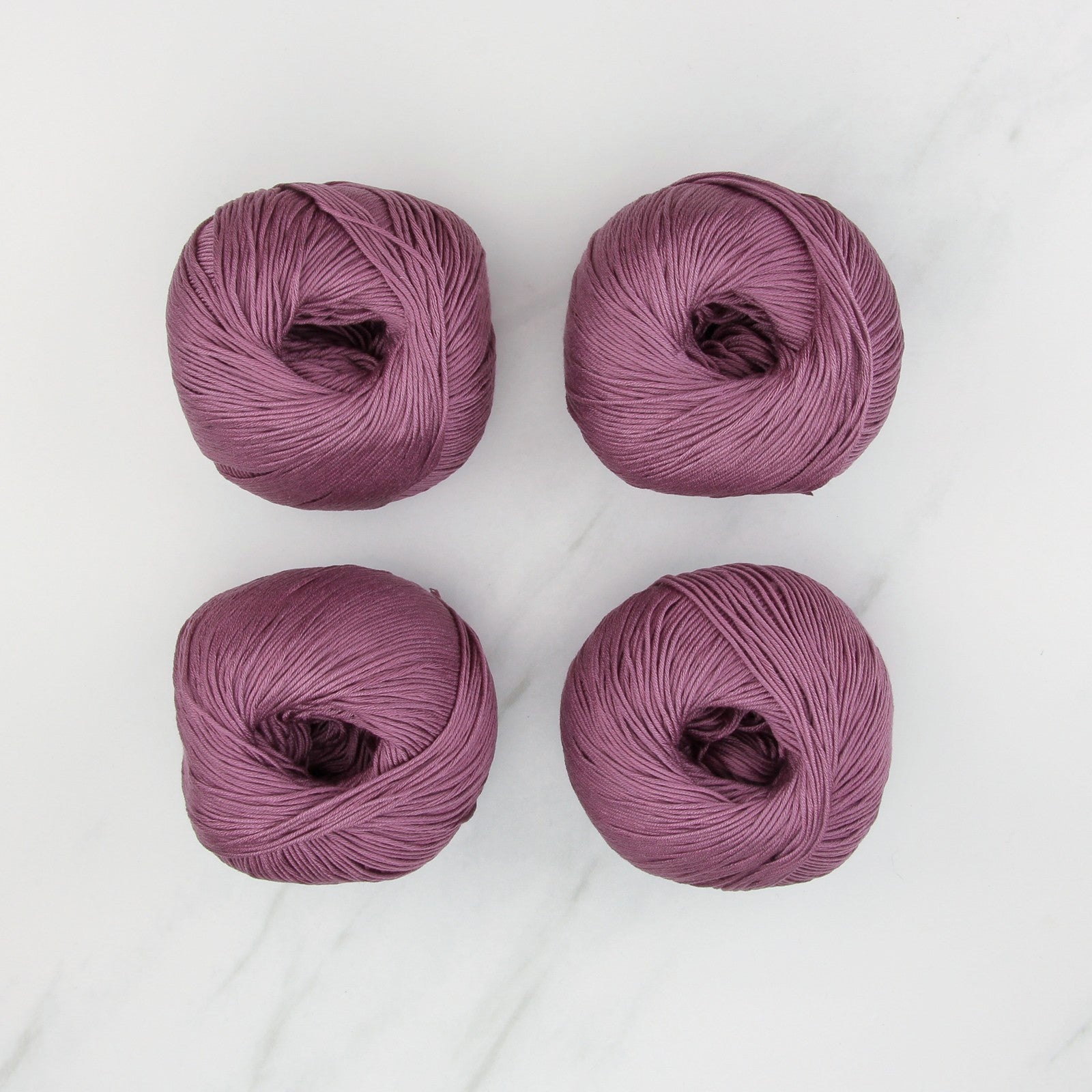 Bellissimo Airlie in colourway Grape – 4ply weight cotton yarn
