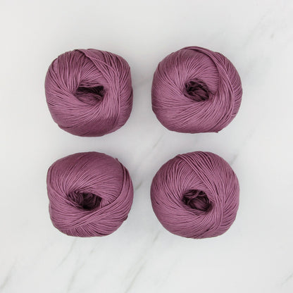Bellissimo Airlie in colourway Grape – 4ply weight cotton yarn