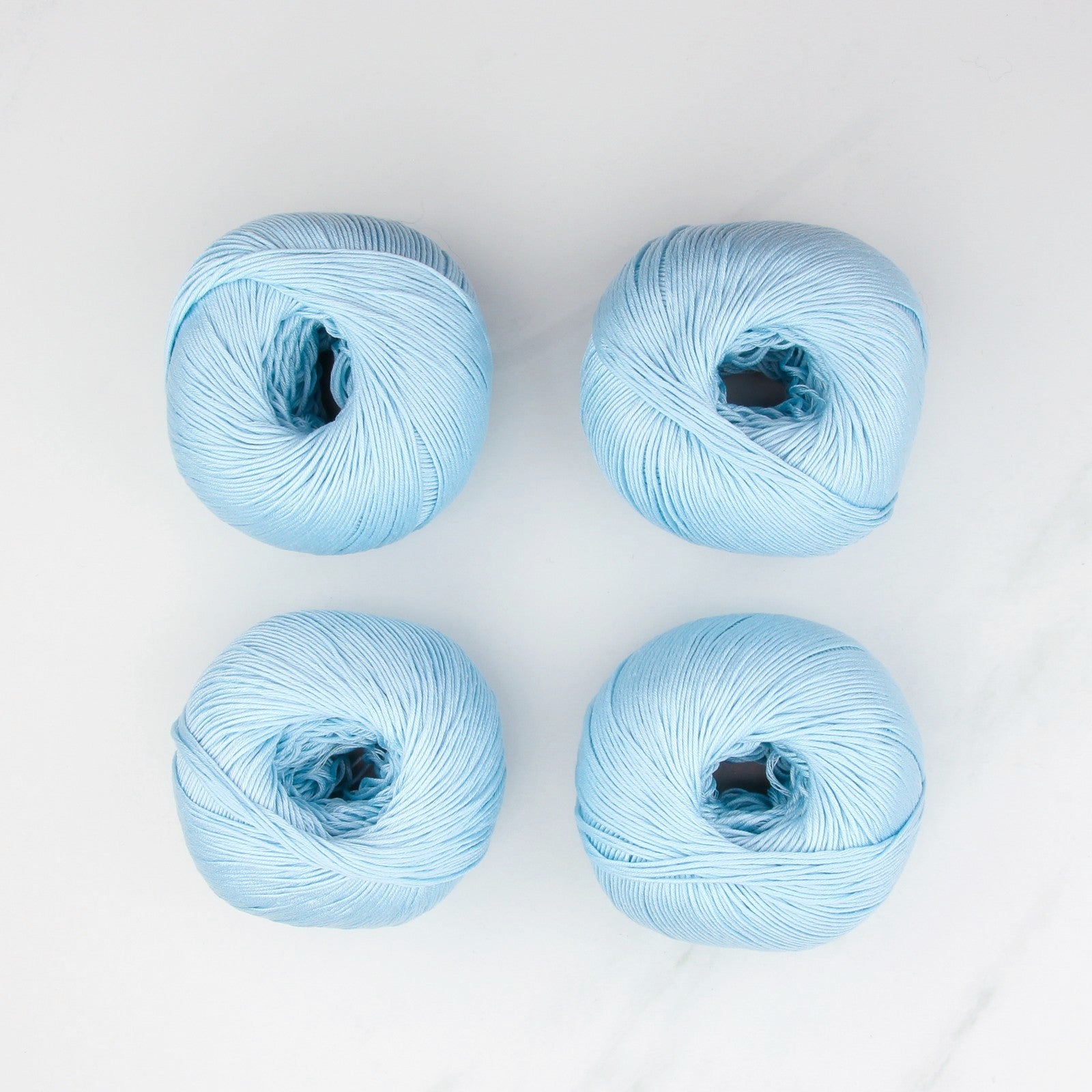 Bellissimo Airlie in colourway Sky – 4ply weight cotton yarn