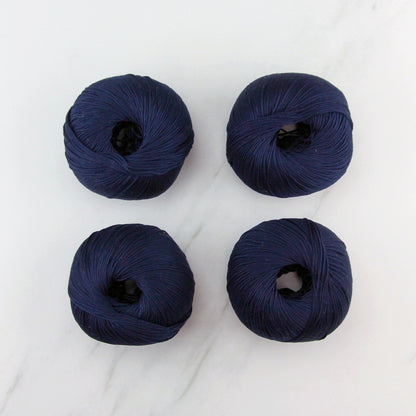 Bellissimo Airlie in colourway Navy – 4ply weight cotton yarn