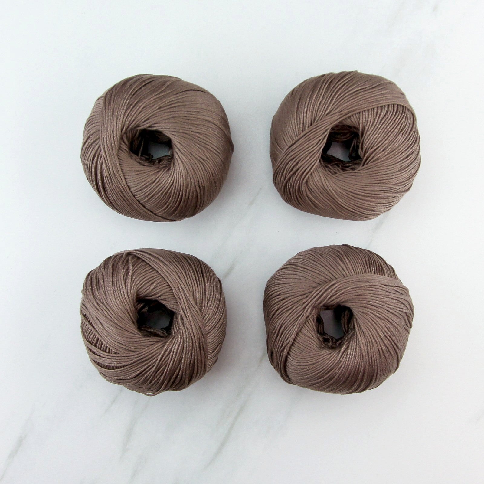 Bellissimo Airlie in colourway Bark – 4ply weight cotton yarn