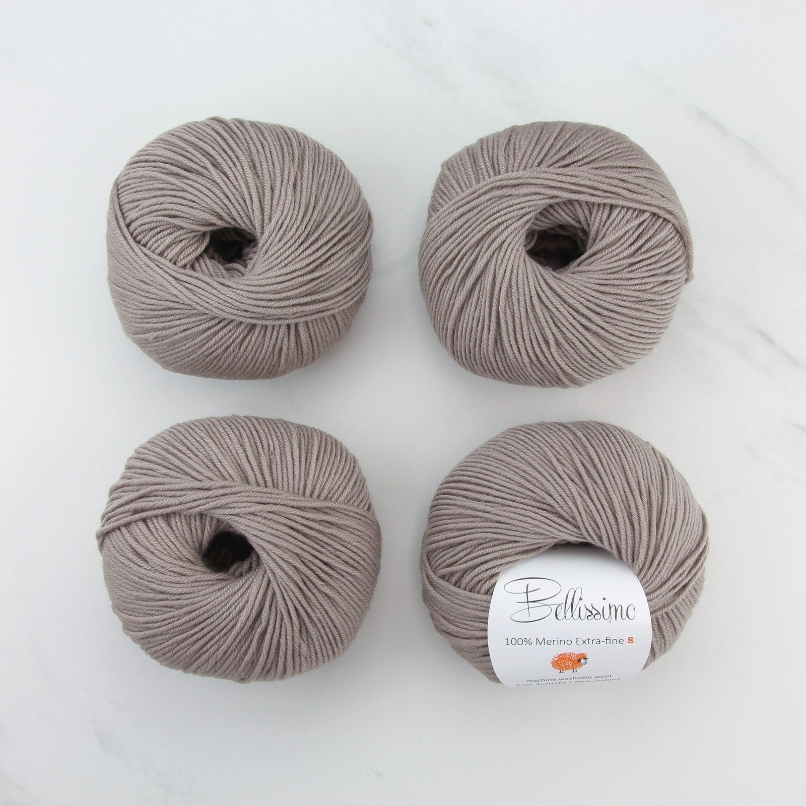Alexa Cardigan kit, colourway Taupe