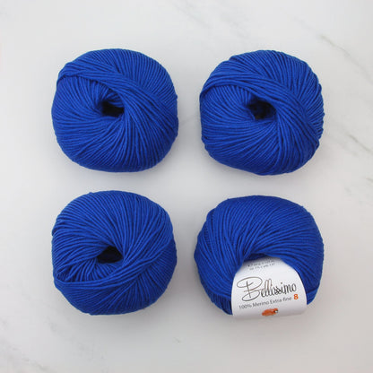 Alexa Cardigan kit, colourway Cobalt
