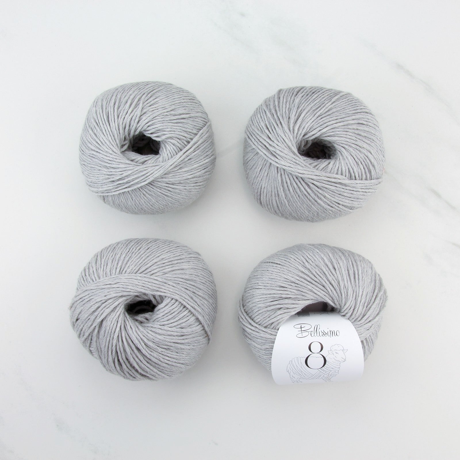 Alexa Cardigan kit, colourway Silver