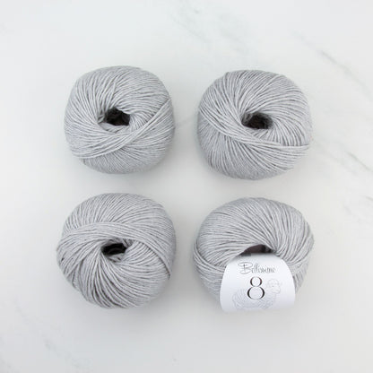 Alexa Cardigan kit, colourway Silver