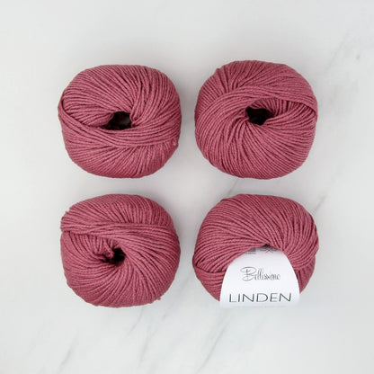 Christie Shawl kit, colourway Rhubarb