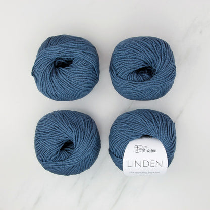 Christie Shawl kit, colourway Prusse