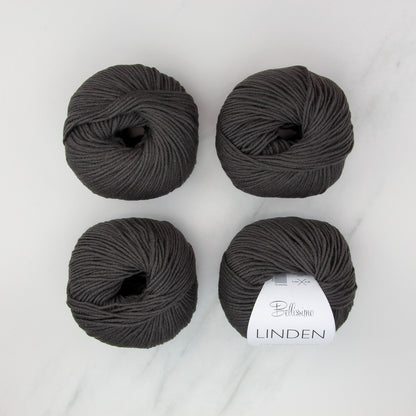 Bellissimo Linden in colourway Espresso – 10ply weight merino, cotton yarn