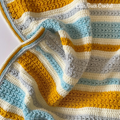 Little Stars Blanket kit, colourway Little Duck's Original