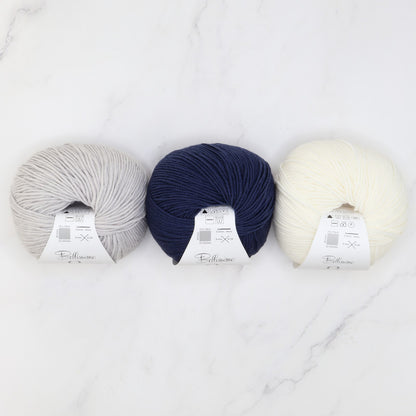 Lunae Shawl kit in Bellissimo 4, colourway Original