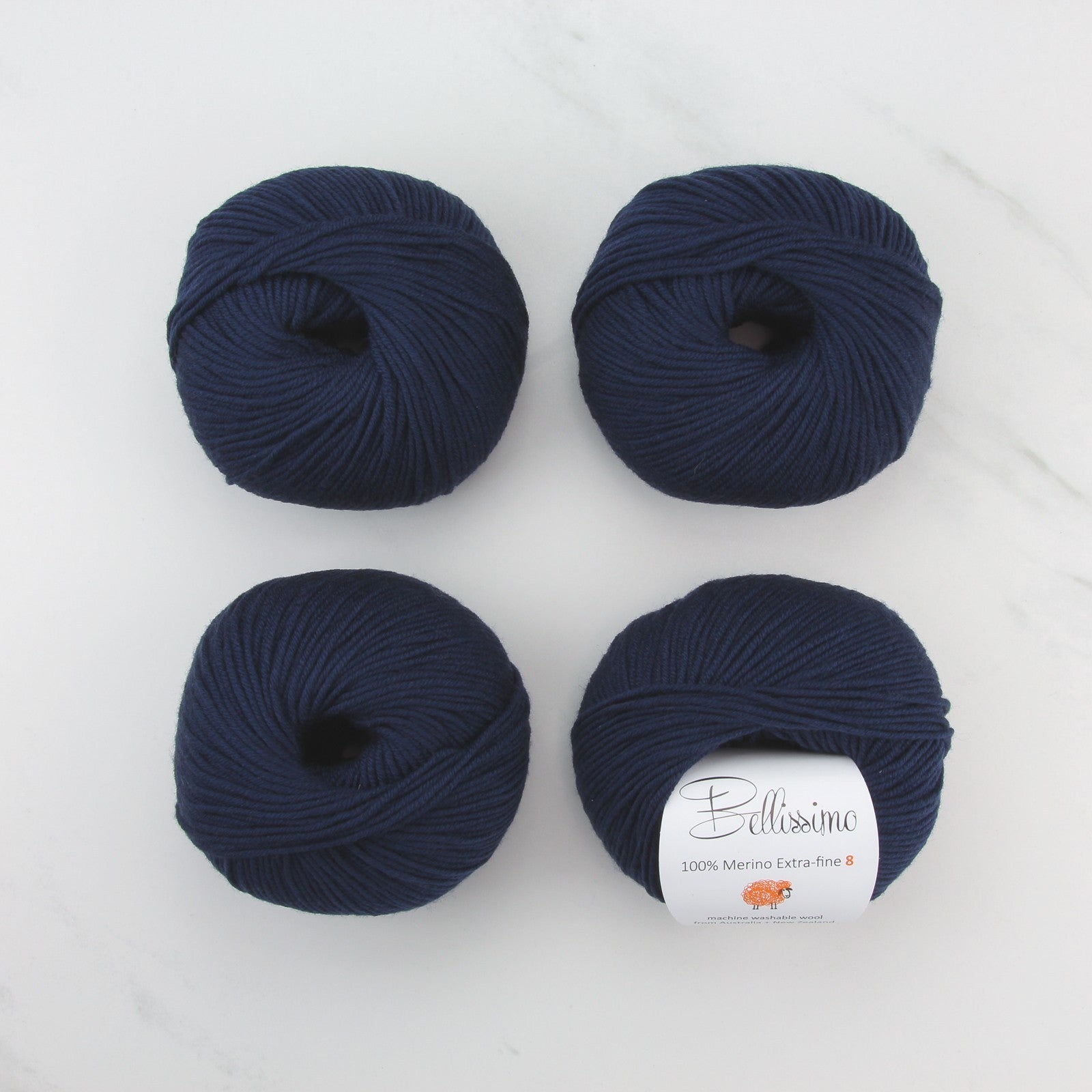 Magnolia Little Cardigan kit, colourway Dark Navy