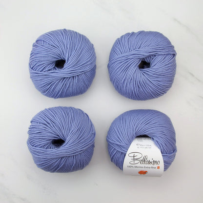 Magnolia Little Cardigan kit, colourway Blue