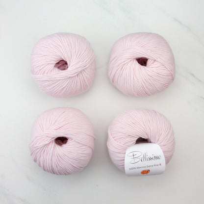 Magnolia Little Cardigan kit, colourway Pale Pink