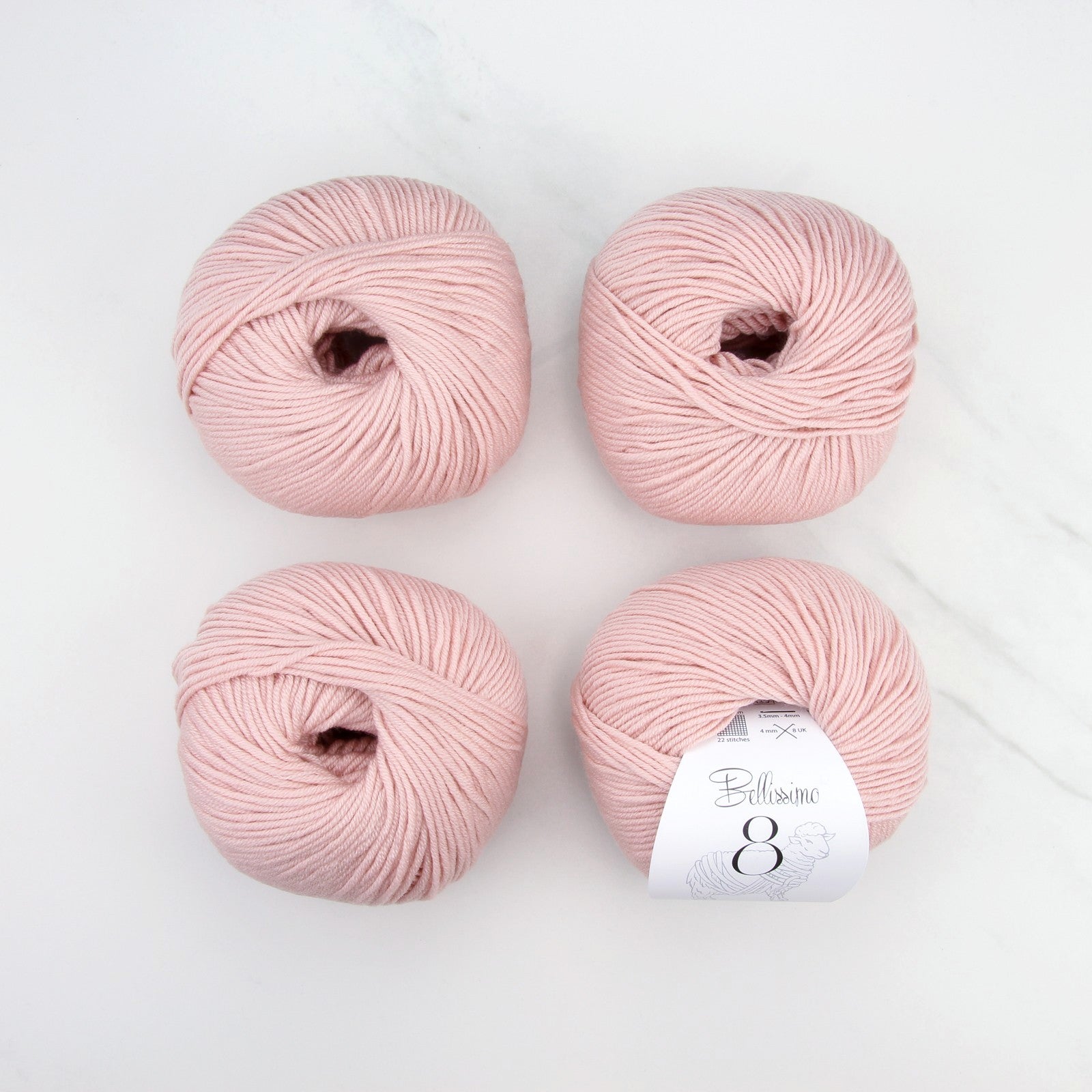 Magnolia Little Cardigan kit, colourway Babydoll
