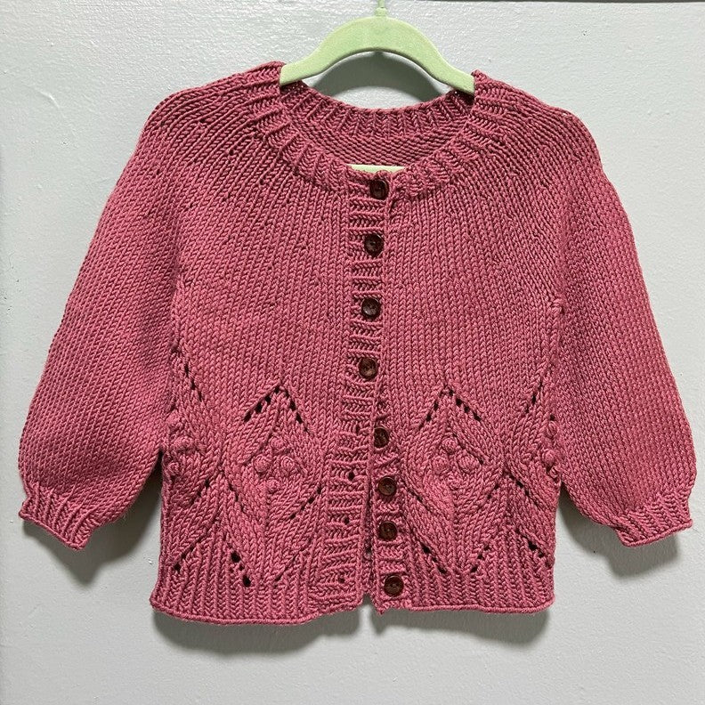 Magnolia Little Cardigan knitting kit