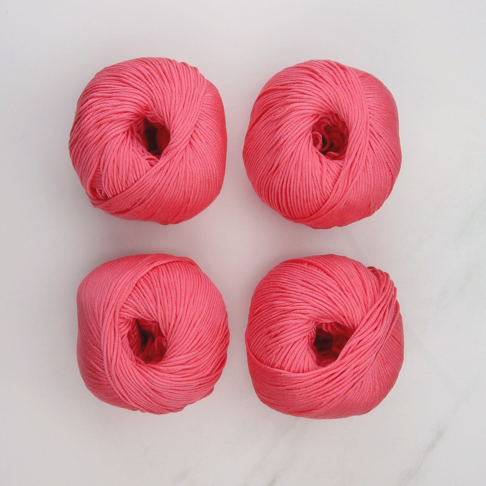 Bellissimo Orchard in colourway Watermelon – 8ply weight cotton yarn
