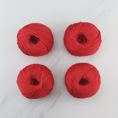 Bellissimo Orchard in colourway Cherry – 8ply weight cotton yarn
