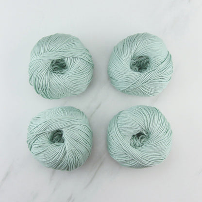 Bellissimo Orchard in colourway Sea Foam – 8ply weight cotton yarn