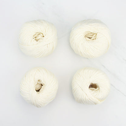 Bellissimo Orchard in colourway Ecru – 8ply weight cotton yarn