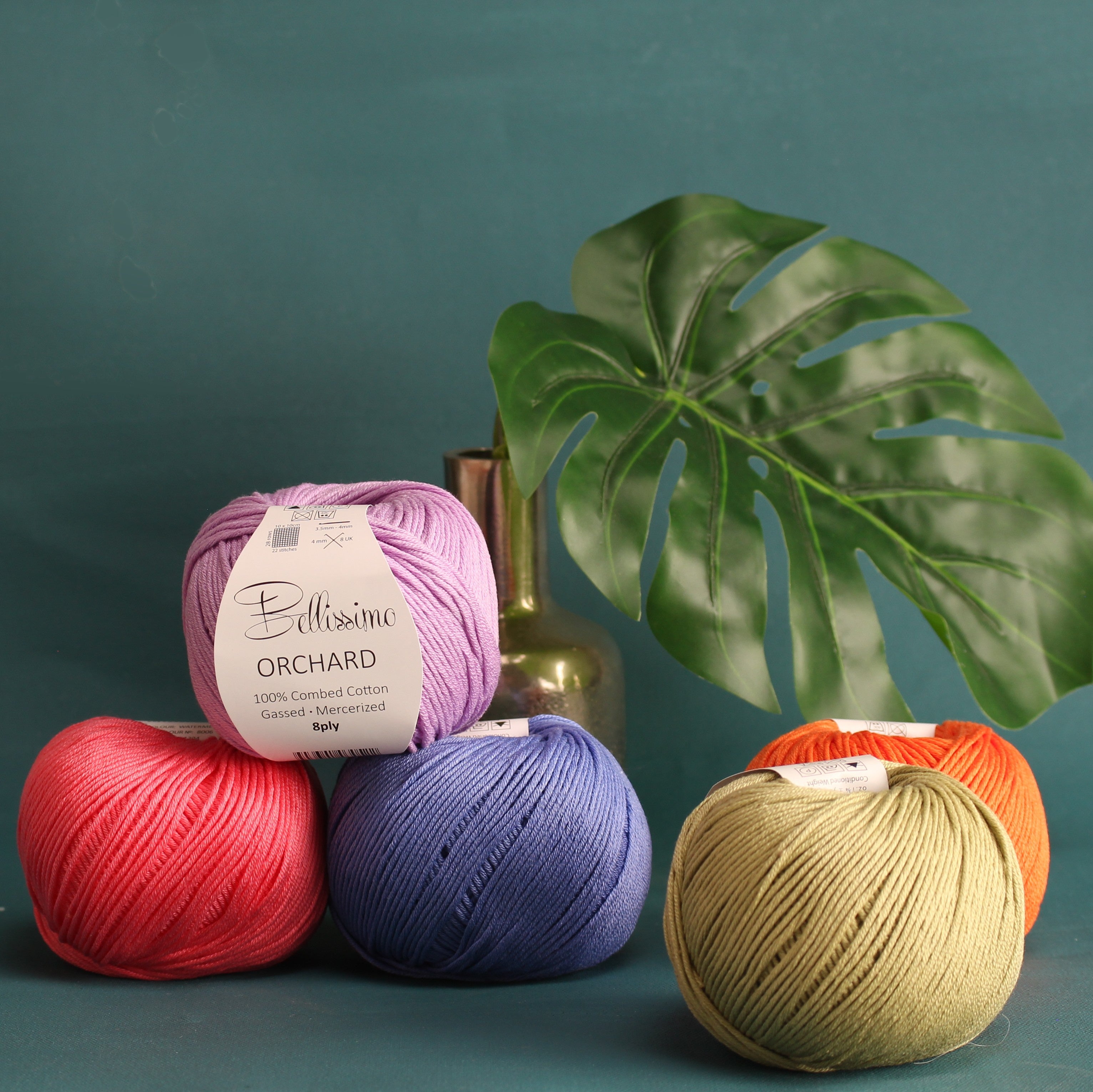 Bellissimo Orchard – 8ply weight cotton yarn