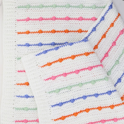 Bobble Lines Baby Blanket crochet kit – view 3