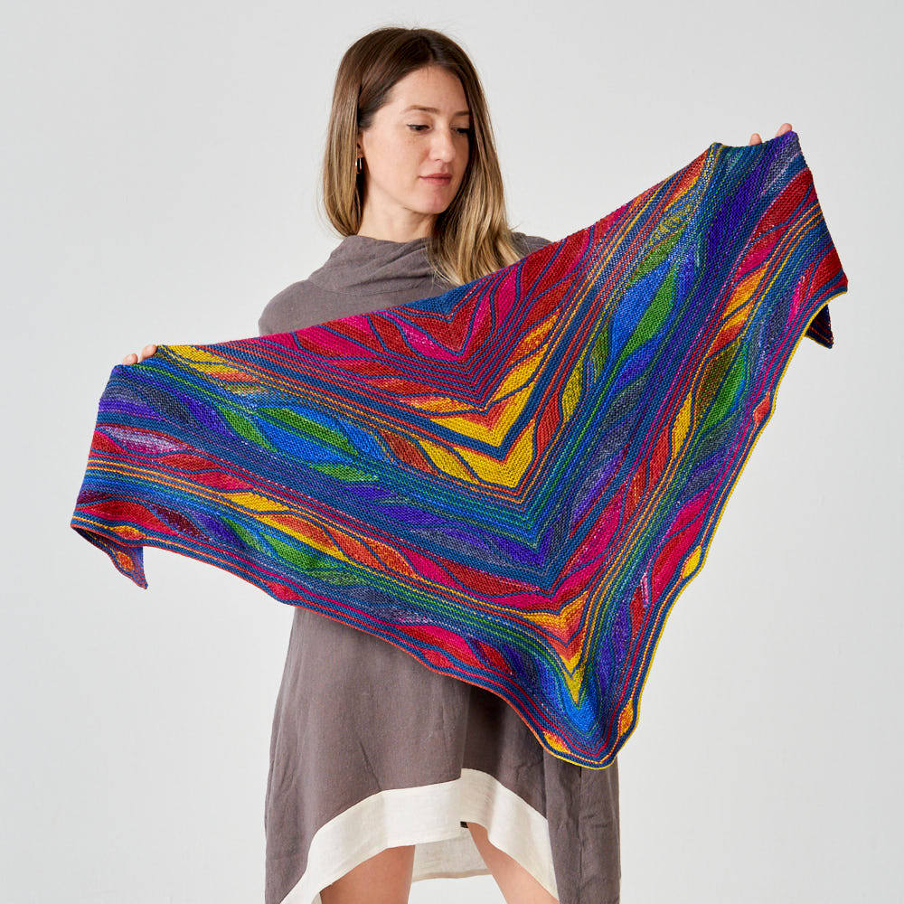 Butterfly | Papillon kit in Uneek and Harvest, colourway Indigo-3004