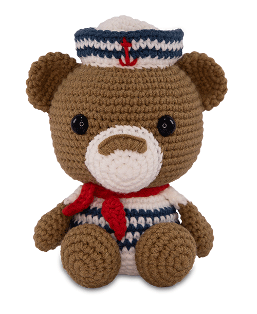 Circulo Amigurumi Kit: Teddy Bear - Captain