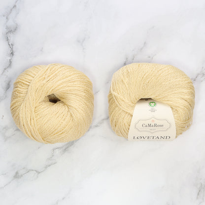 CaMaRose Lovetand in colourway Mother of Pearl – 8ply (DK) weight linen yarn