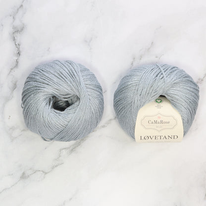 CaMaRose Lovetand in colourway Light Blue – 8ply (DK) weight linen yarn