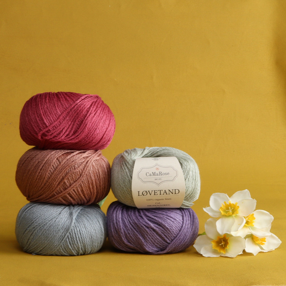 CaMaRose Lovetand – 8ply (DK) weight linen yarn