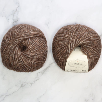 CaMaRose Snefnug in colourway Dunhammer – 10ply weight alpaca, cotton, merino yarn