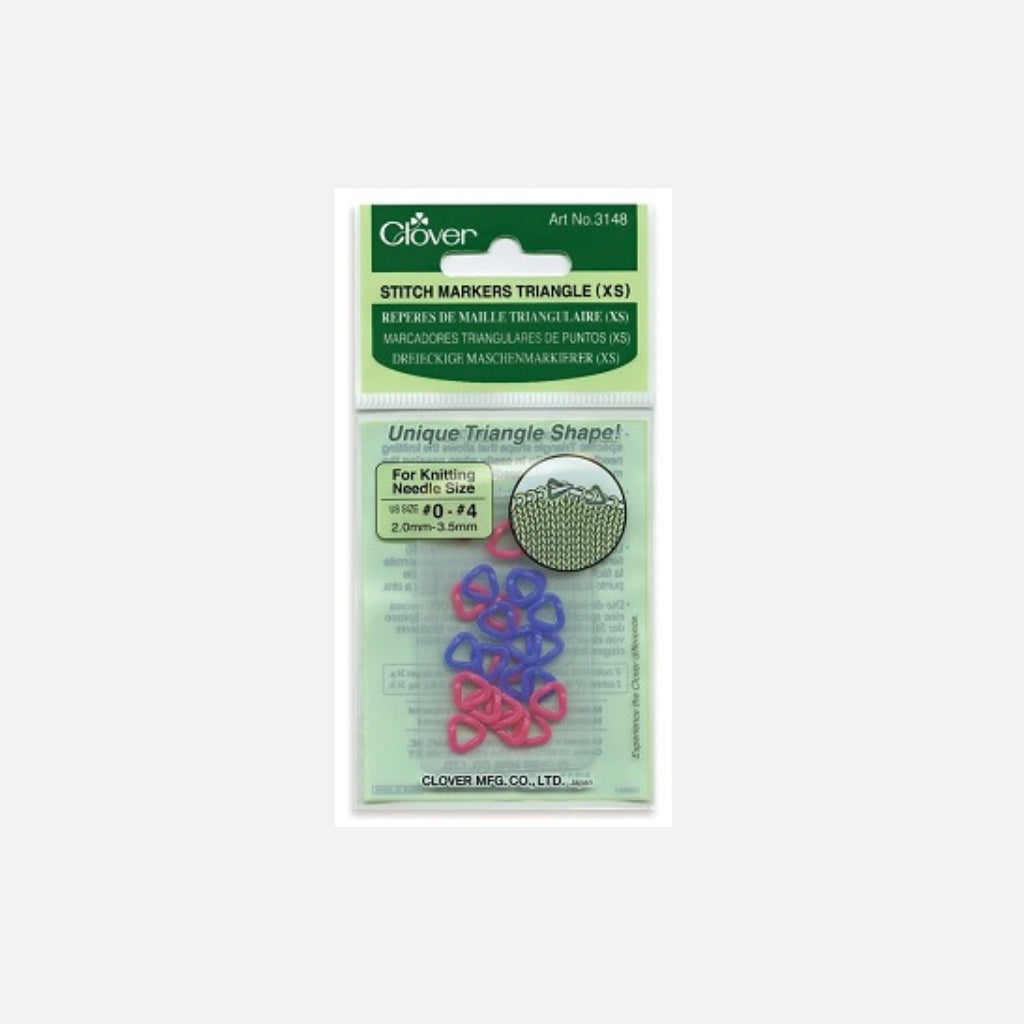 Clover Triangle Stitch Markers – view 2